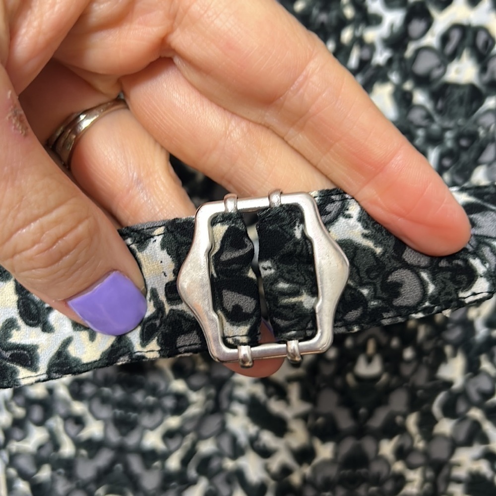 Charlie Jade Snake Print Utility Style Jumpsuit S… - image 6